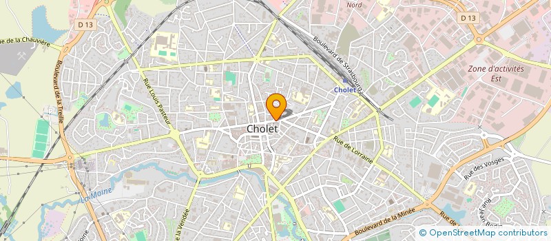 localisation de l'entreprise CUIR 49 à CHOLET