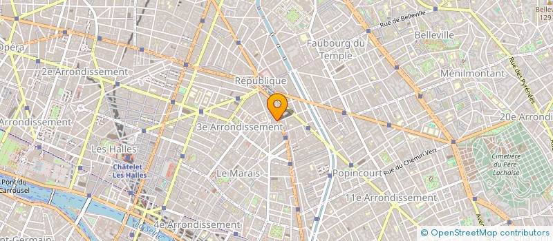 localisation de l'entreprise CUIR ALEXANDRE à PARIS
