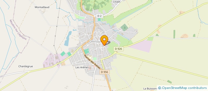 localisation de l'entreprise CUIR BERRY FRANCE à LEVROUX