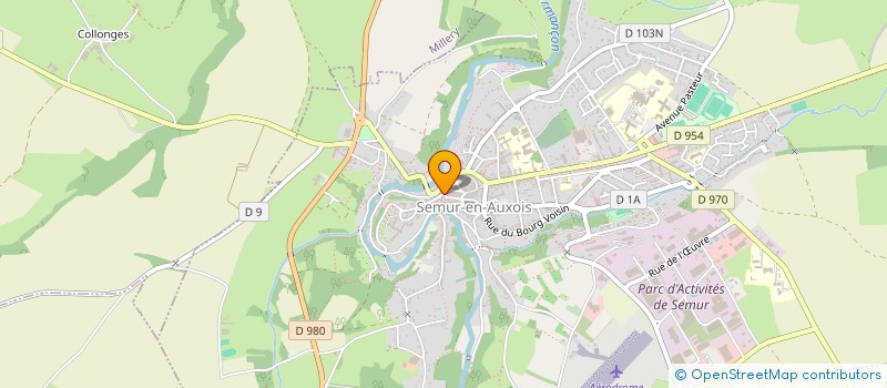 localisation de l'entreprise CUIR DAVANT  SEMUR-EN-AUXOIS