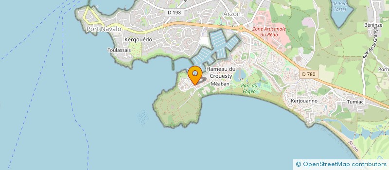 localisation de l'entreprise CUIR DECO à ARZON