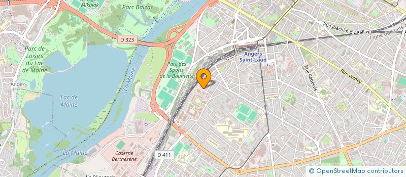 localisation de l'entreprise CUIR ET VITESSE à ANGERS