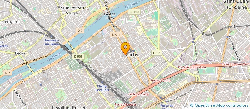 localisation de l'entreprise CUIR FRANCE à CLICHY