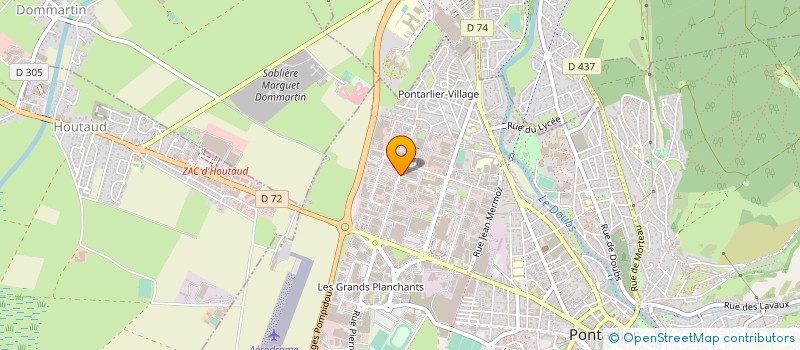 localisation de l'entreprise CUIR RELAX à PONTARLIER