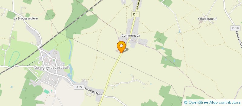 localisation de l'entreprise CUIRLAND-FELINA à SAVIGNY-LEVESCAULT