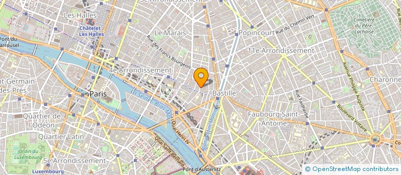 localisation de l'entreprise CUIRS AU PLURIEL  PARIS