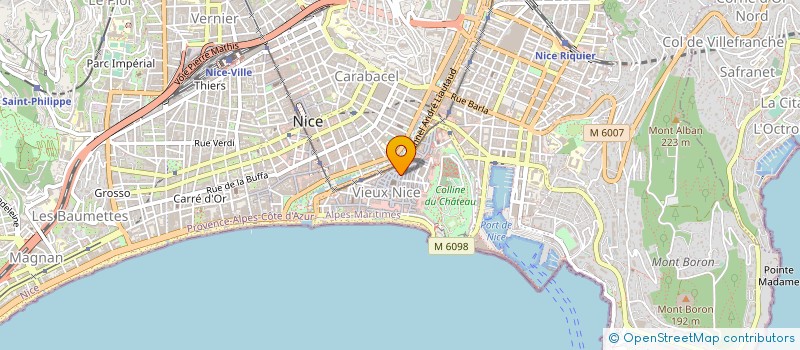 localisation de l'entreprise CUIRS ET COMPAGNIE à NICE