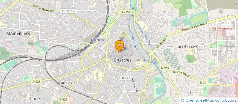 localisation de l'entreprise CUIRS ET FLAMMES à CHARTRES