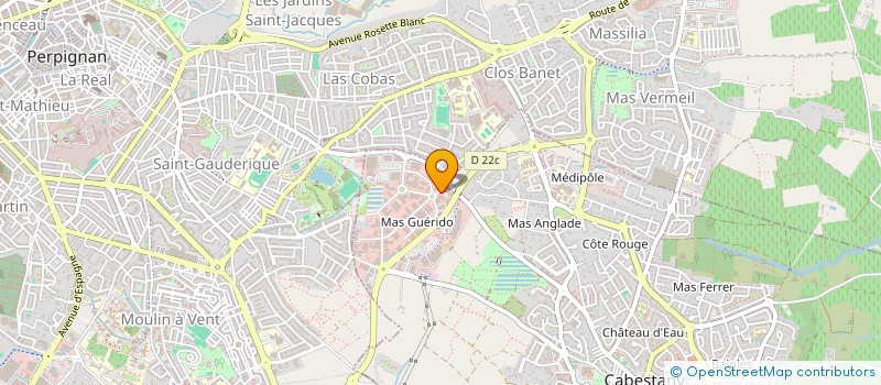 localisation de l'entreprise CUIRS ET NATURE  CABESTANY