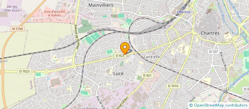 localisation de l'entreprise CUIRS ET PEAUX  LUCE