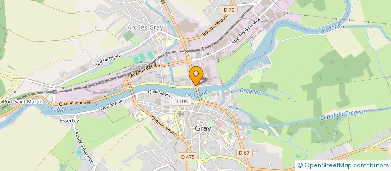 localisation de l'entreprise CUIS'IN IDYLLE à GRAY