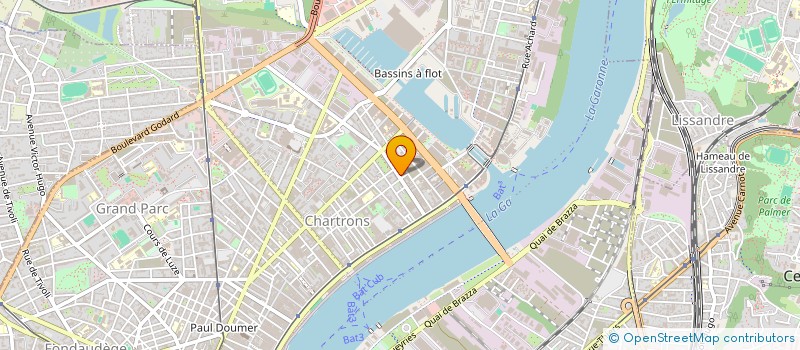 localisation de l'entreprise CUIS'IN TRAITEUR à BORDEAUX