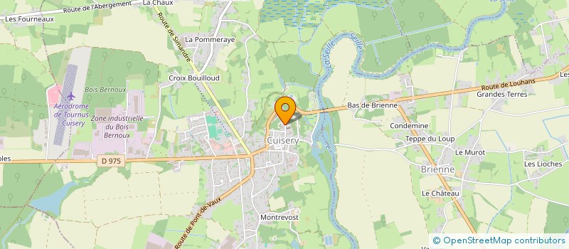 localisation de l'entreprise CUISERY MULTI-PASSIONS  CUISERY