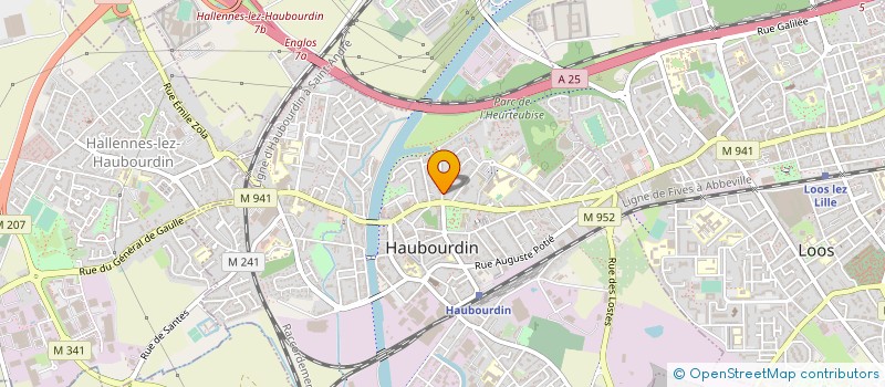 localisation de l'entreprise CUISI BAINS DECORS à HAUBOURDIN