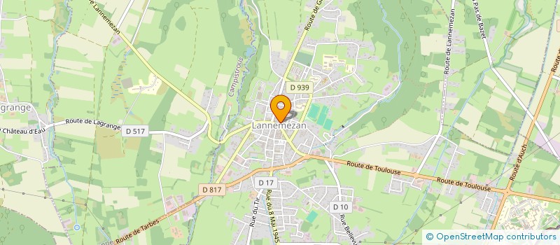 localisation de l'entreprise CUISI N DECO à LANNEMEZAN