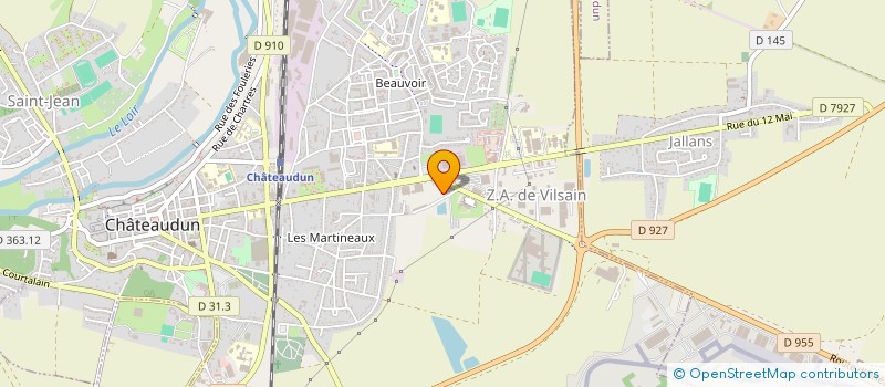 localisation de l'entreprise CUISILAND 28  CHATEAUDUN