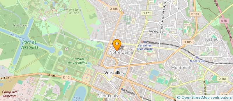 localisation de l'entreprise CUISILYNES  VERSAILLES
