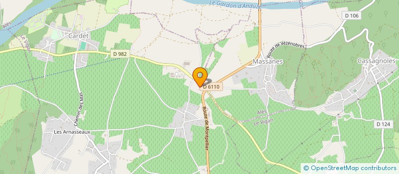 localisation de l'entreprise CUISIMA à MASSANES