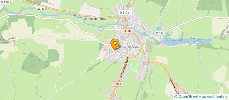localisation de l'entreprise CUISIMOB à ARNAY-LE-DUC