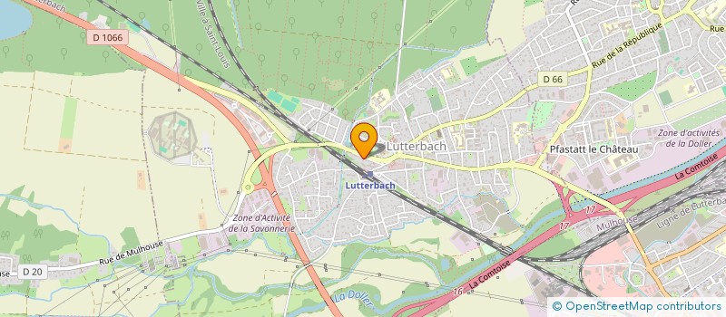 localisation de l'entreprise CUISIN'EST  LUTTERBACH
