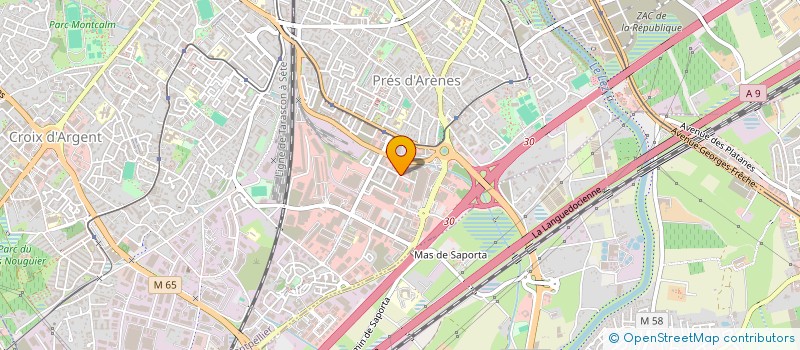 localisation de l'entreprise CUISIN'LAND à MONTPELLIER