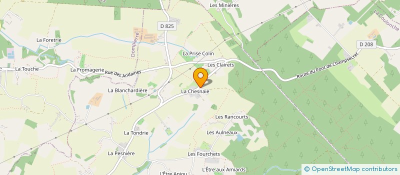 localisation de l'entreprise CUISIN NEZ PARTAGE à CHAMPSECRET