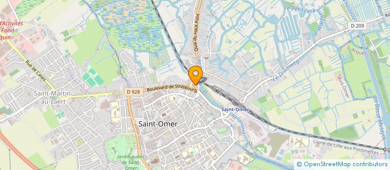 localisation de l'entreprise CUISIN'OR  SAINT-OMER