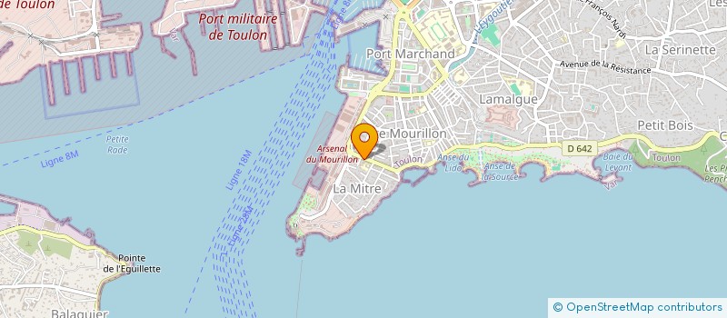 localisation de l'entreprise CUISINE A COEUR  TOULON