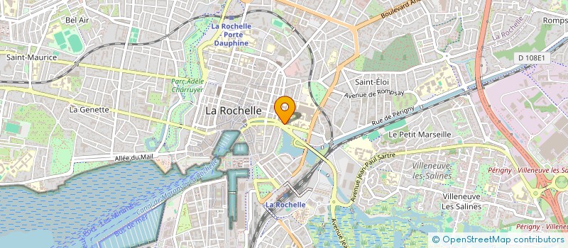 localisation de l'entreprise CUISINE A VIVRE à LA ROCHELLE