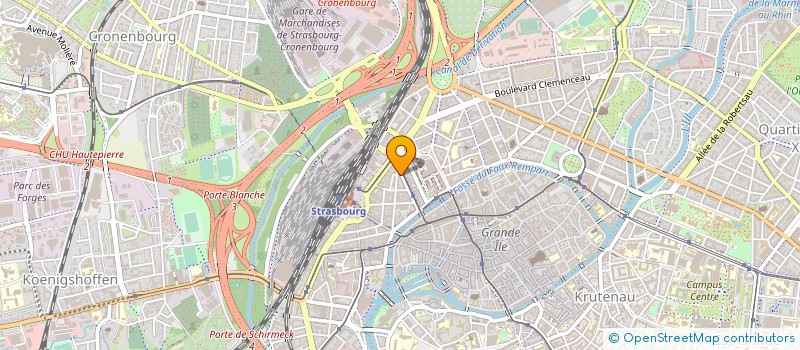 localisation de l'entreprise CUISINE APTITUDE  STRASBOURG