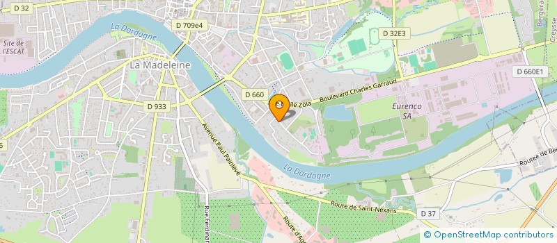 localisation de l'entreprise CUISINE ARCHITECTURE  CREYSSE