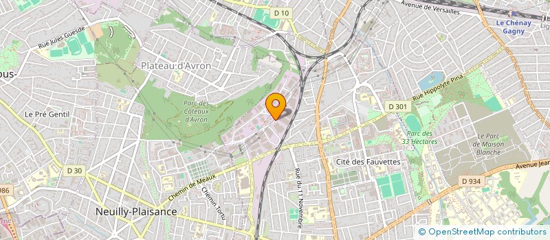 localisation de l'entreprise CUISINE CENTRALE RP à NEUILLY-SUR-MARNE