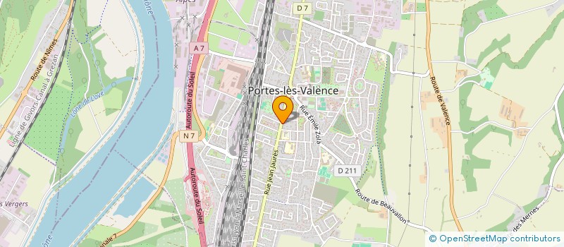 localisation de l'entreprise CUISINE&CO à PORTES-LES-VALENCE