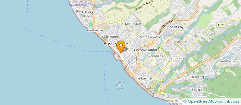 localisation de l'entreprise CUISINE & COLLECTIVITE à BASSE-TERRE