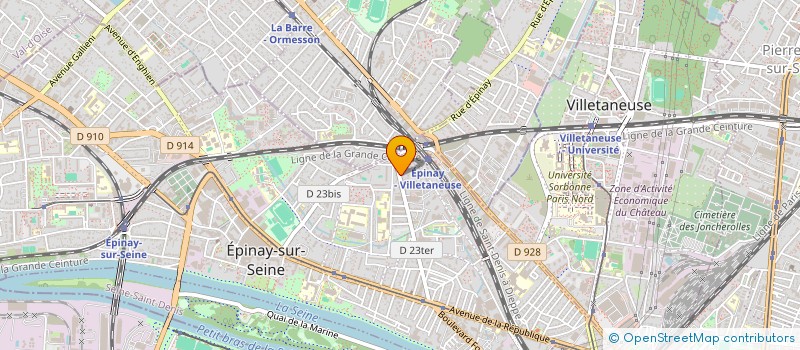 localisation de l'entreprise CUISINE DES CEDRES à EPINAY-SUR-SEINE
