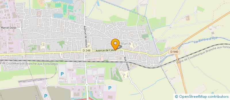localisation de l'entreprise CUISINE DU LITTORAL  MARCK