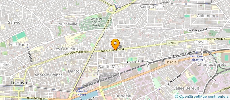 localisation de l'entreprise CUISINE DU MONDE à LE HAVRE