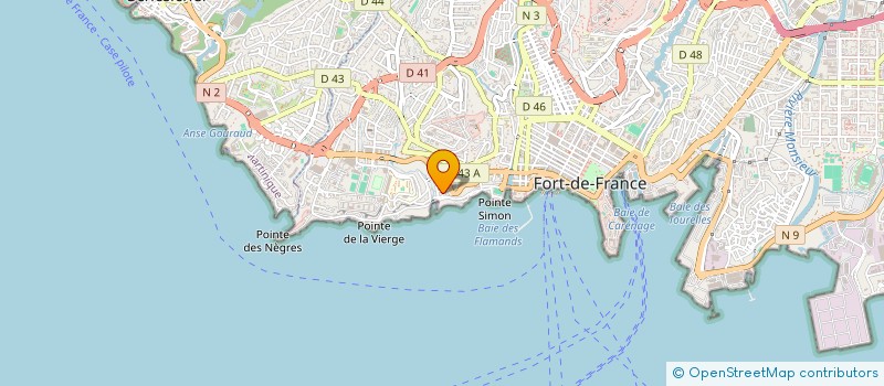 localisation de l'entreprise CUISINE DU MONDE  FORT-DE-FRANCE