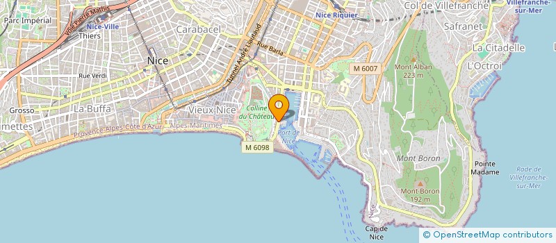 localisation de l'entreprise CUISINE DU PORT  NICE