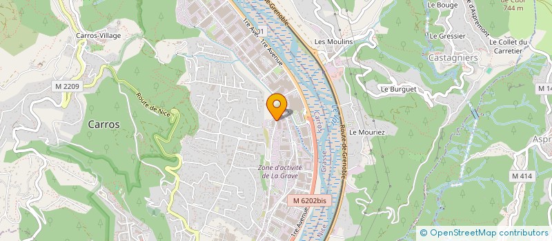 localisation de l'entreprise CUISINE ET BUANDERIE SERVICES à CARROS