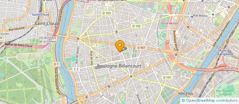 localisation de l'entreprise CUISINE ET CONFIDENCES à BOULOGNE-BILLANCOURT