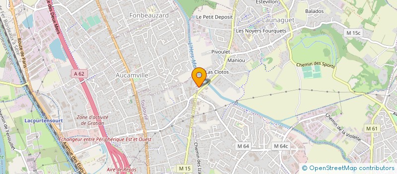 localisation de l'entreprise CUISINE ET DEVELOPPEMENT  LAUNAGUET