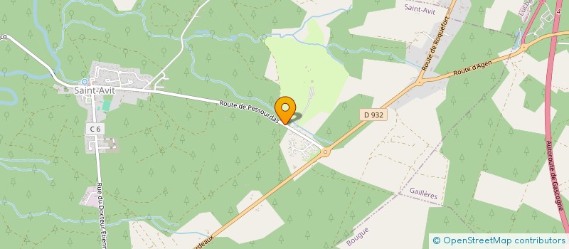 localisation de l'entreprise CUISINE ET GOLF  SAINT-AVIT