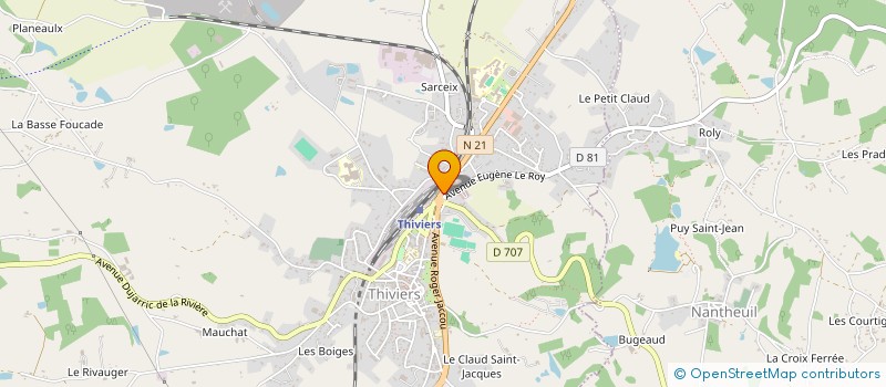 localisation de l'entreprise CUISINE ET RENOVATION à THIVIERS