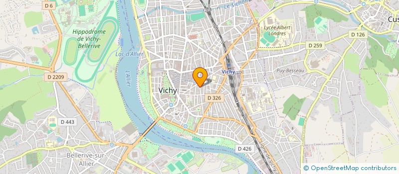 localisation de l'entreprise CUISINE ET SENTIMENT à VICHY