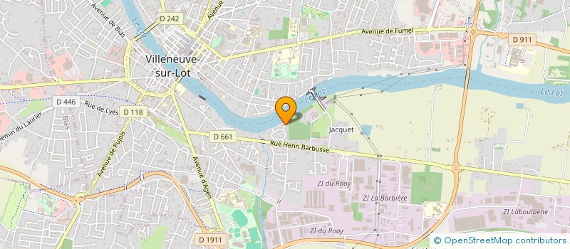 localisation de l'entreprise CUISINE ET TRADITION DES PROVINCES  BIAS