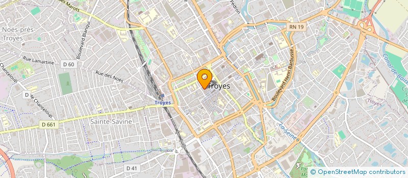 localisation de l'entreprise CUISINE ET VIN  TROYES