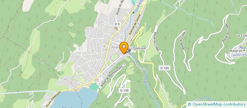 localisation de l'entreprise CUISINE ET VOUS à ALLEVARD