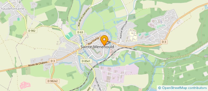 localisation de l'entreprise CUISINE GUILLAUME à SAINTE-MENEHOULD