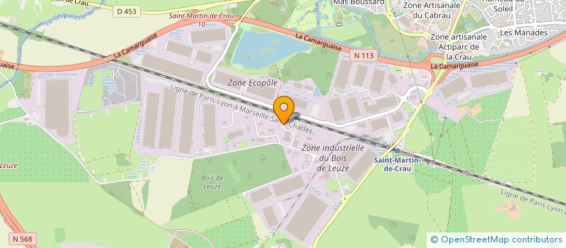 localisation de l'entreprise CUISINE GUSTATIVE à SAINT-MARTIN-DE-CRAU